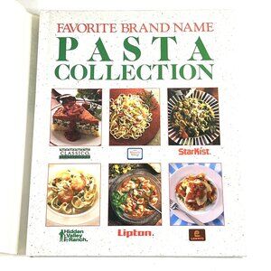 Vintage Book: 1993 LIPTON Cookbook Favorite Brand Name Pasta Hardcover